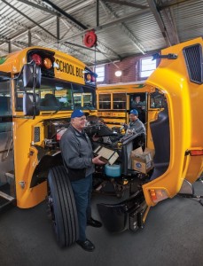 Bibb County School District propane bus