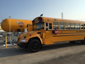 ABC propane school bus