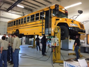 training at Western bus