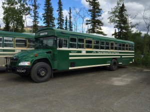 (Denali National Park, Alaska) Blue Bird Propane Vision Bus