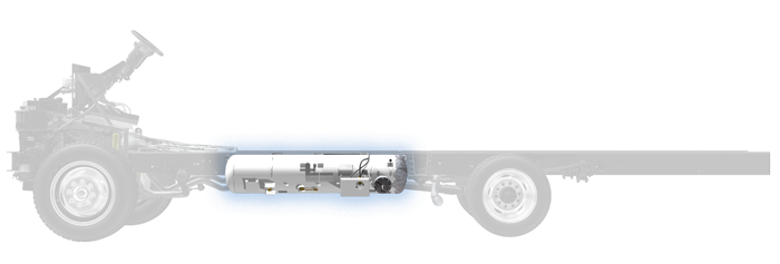 F-59 fuel tank side view