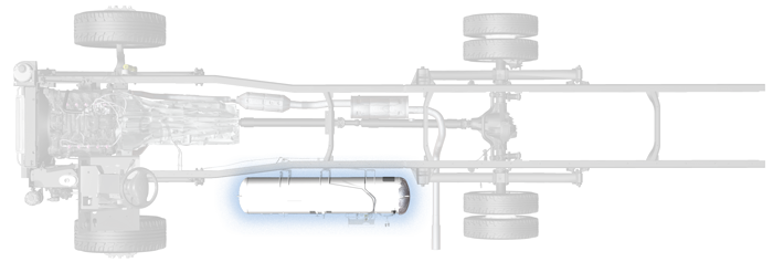 F-59 fuel tank top view