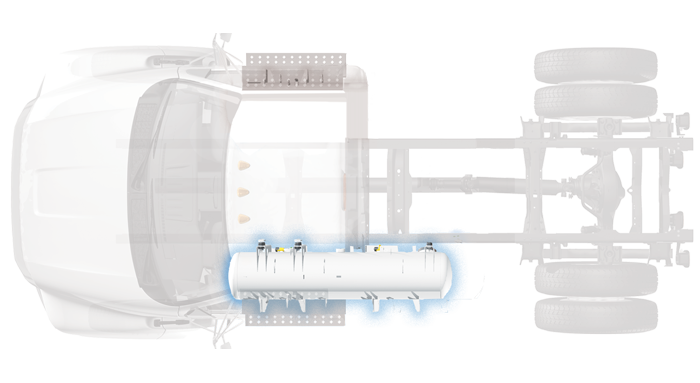 Ford F750 clean fuel vehicle